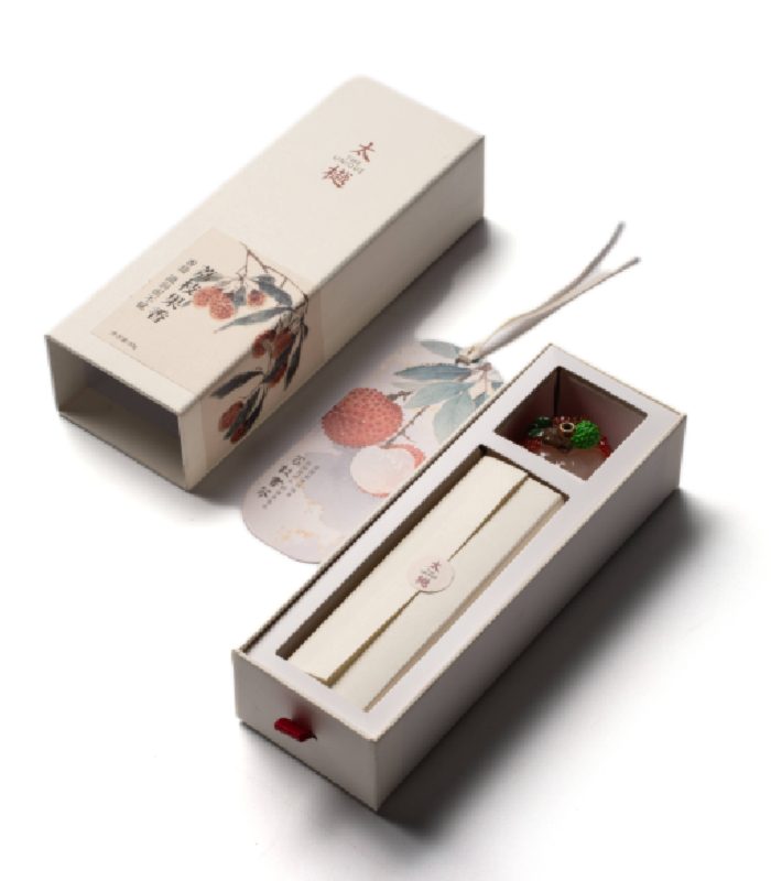 Lychee Scent Agarwood Incense Sticks - Image 2