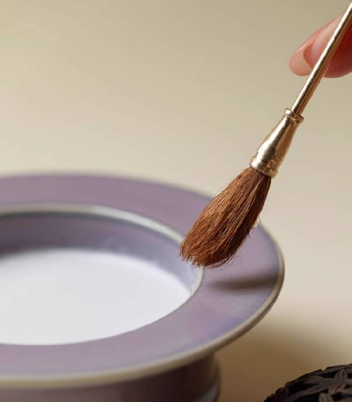 打700800-4 Purple Ceramic Incense Seal Set - Image 6