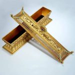 Tibetan Buddhist Style Horizontal Incense Burner with Palace Desig