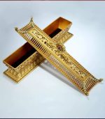 Tibetan Buddhist Style Horizontal Incense Burner with Palace Desig